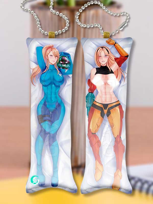 Samus Aran Keychain METROID KushinaBX